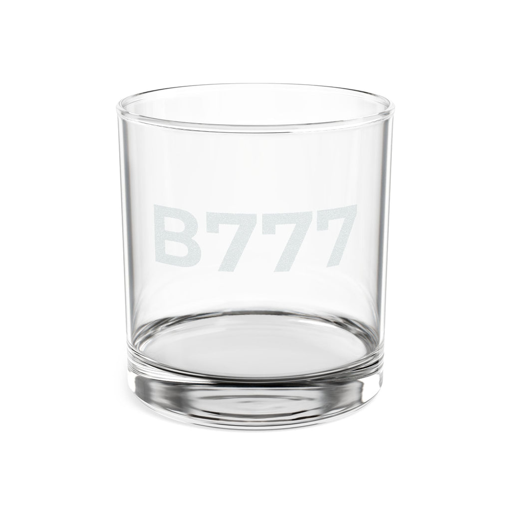B777 Engraved Whiskey Glass | Pilot Gift