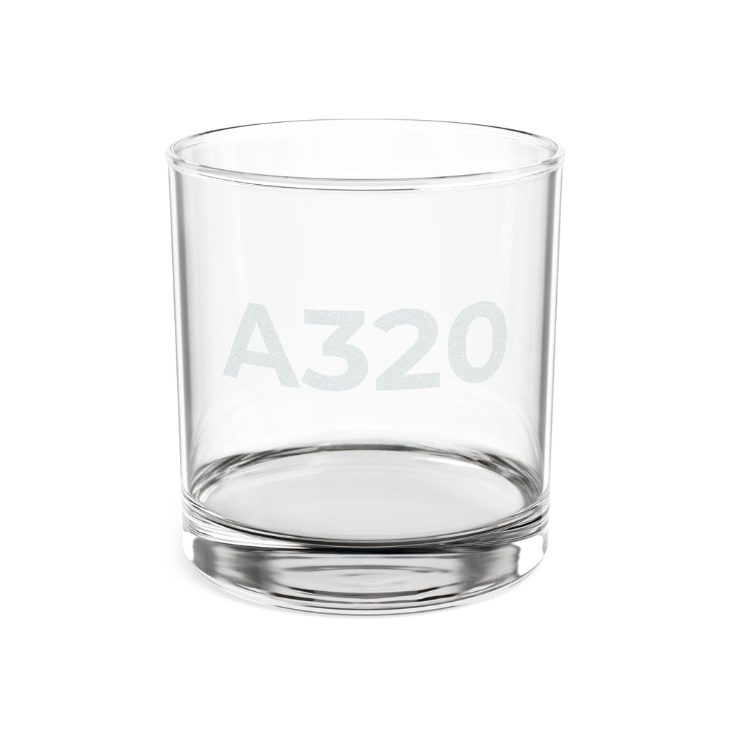 A320 Engraved Whiskey Glass | Pilot Gift