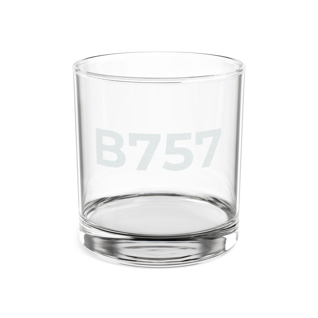 B757 Engraved Whiskey Glass | Pilot Gift