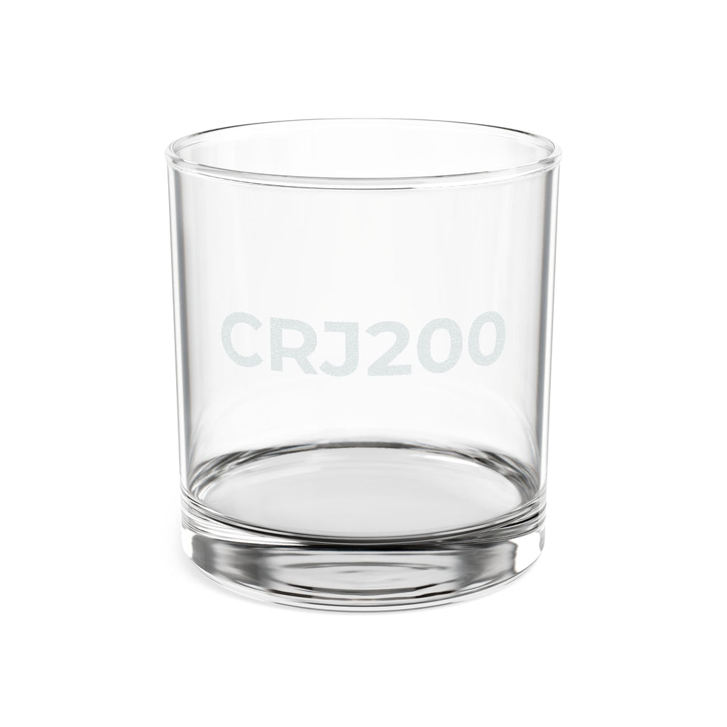 CRJ200 Engraved Whiskey Glass | Pilot Gift