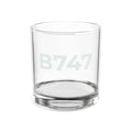 B747 Engraved Whiskey Glass | Pilot Gift