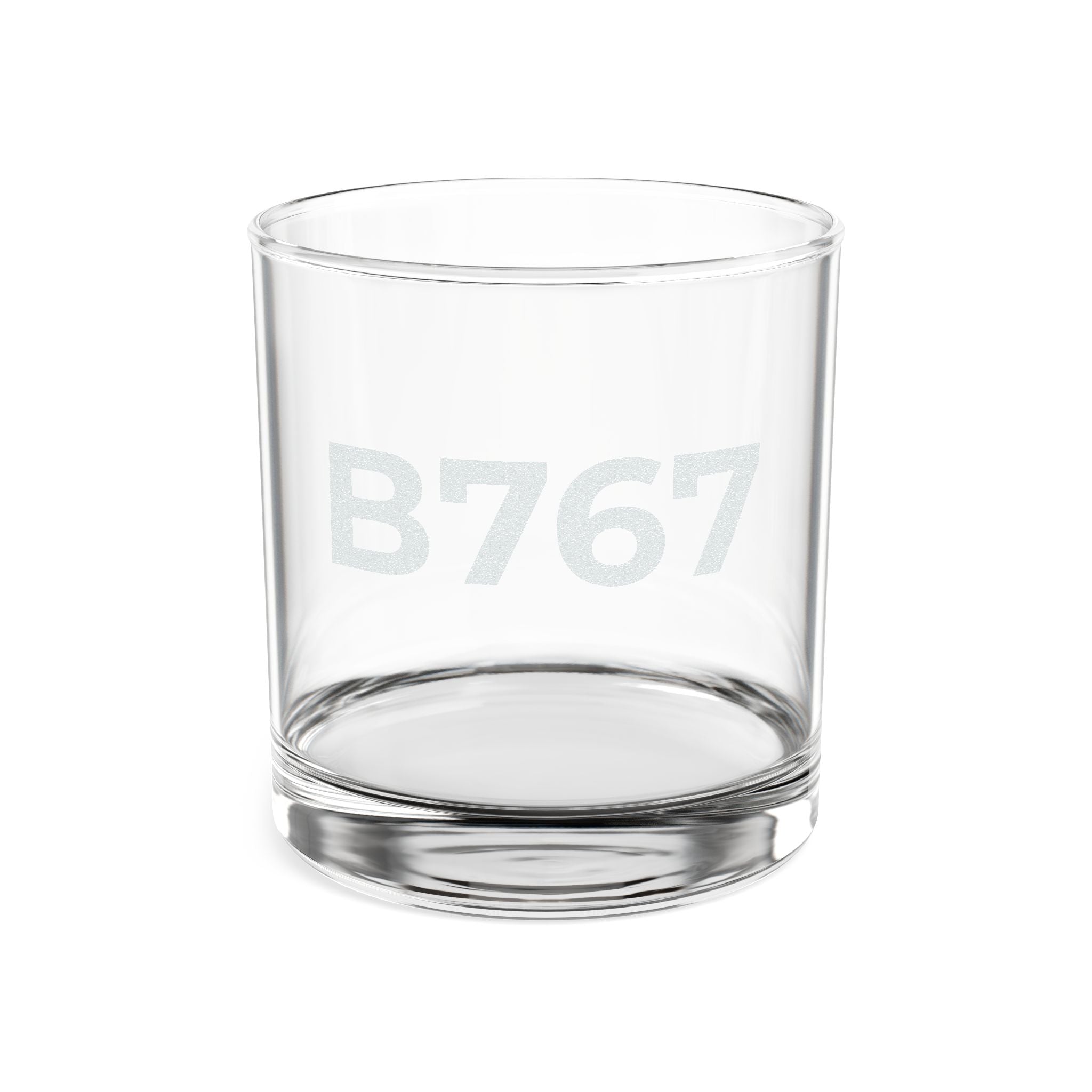B767 Engraved Whiskey Glass | Pilot Gift