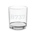 B737 Engraved Whiskey Glass | Pilot Gift